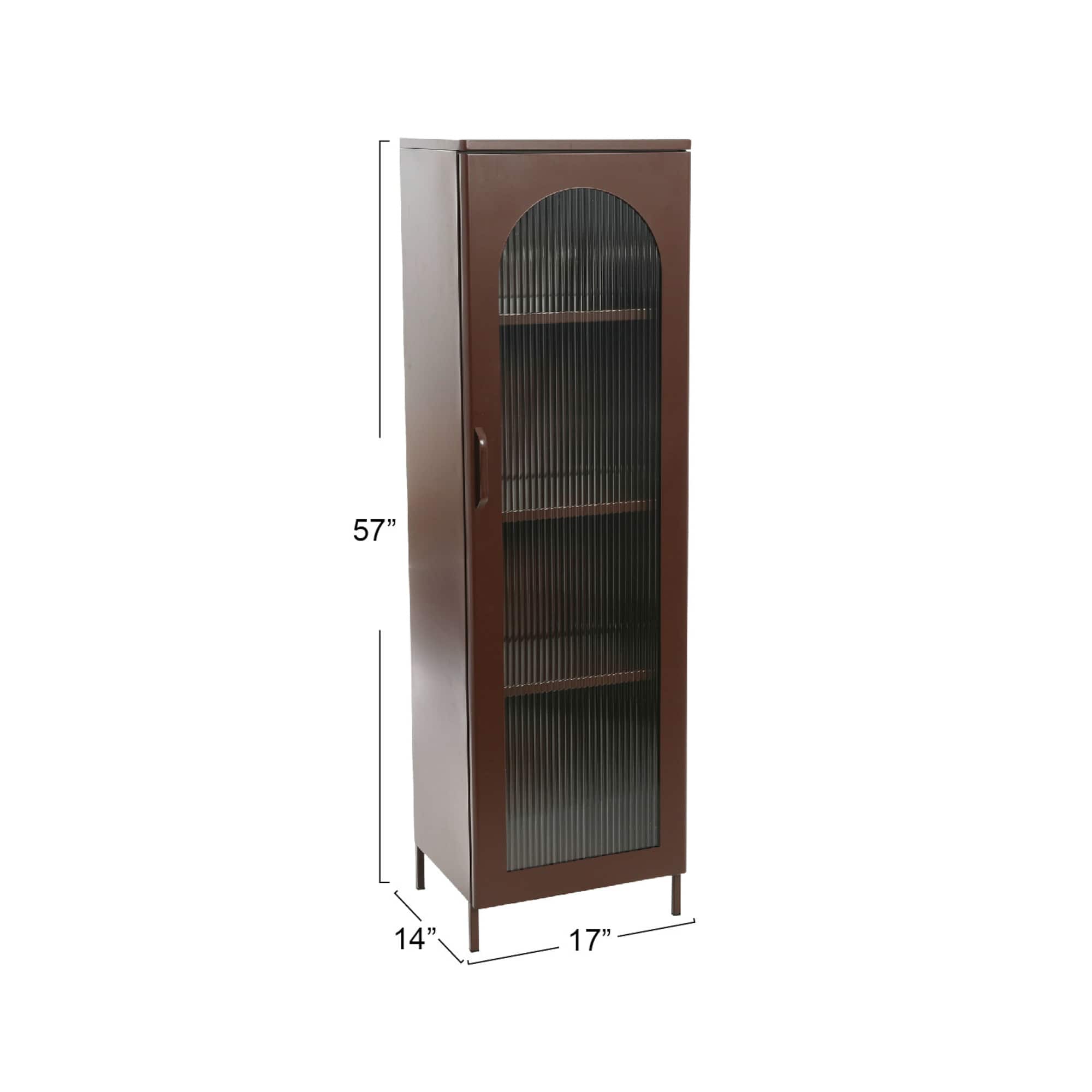 Hello Honey® Metal Cabinet with Glass Door